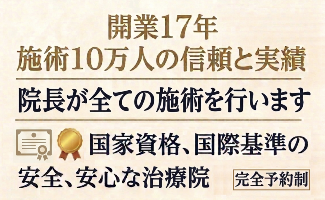 開業17年の実績